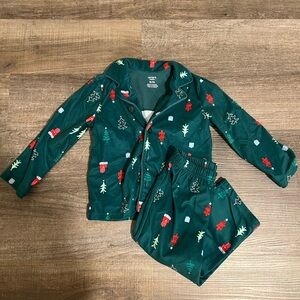 Carter’s Toddler Christmas Trees Long-Sleeve Loose Fit 2-Piece Pajamas